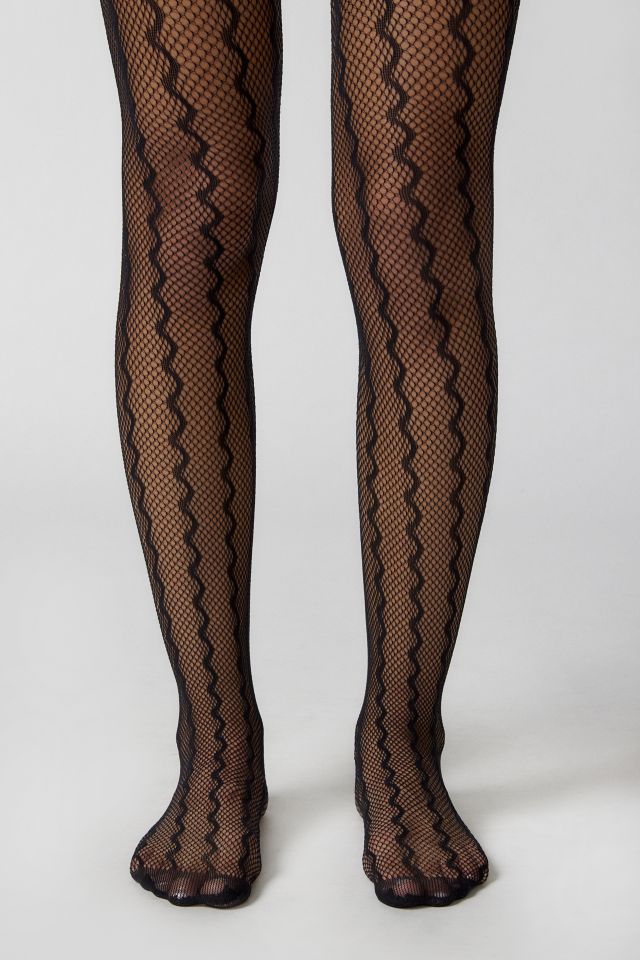 UO Squiggle Fishnet Tight