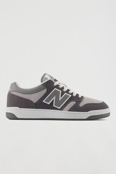 New Balance Gray 480 Sneakers In Castlerock/shadow Grey Raincloud