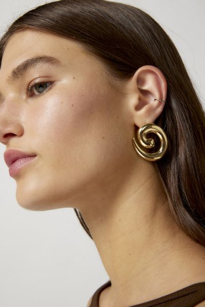 Gold hoops sale urban outfitters