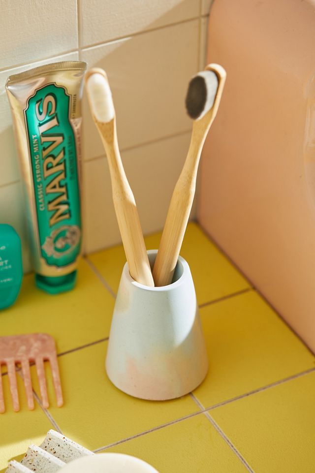 Pretti Cool Concrete Toothbrush Holder Urban Outfitters Canada