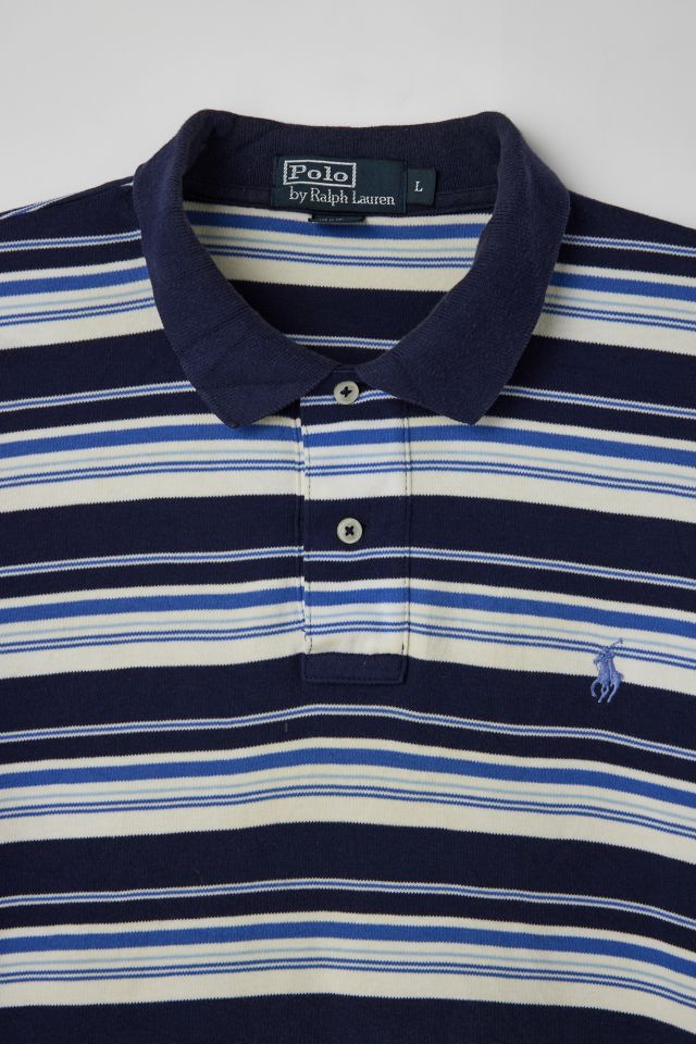 Vintage Striped Polo Shirt #2