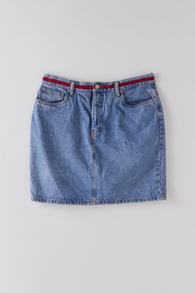 Tommy hilfiger shop blue jean skirt