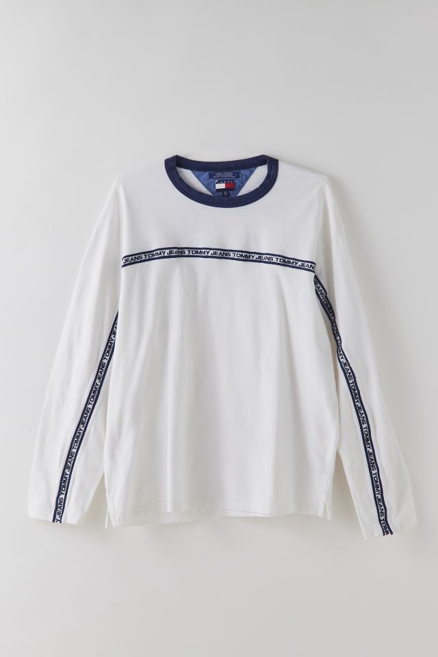 Tommy Hilfiger LOGO LONG SLEEVE TEE - Long sleeved top - blue/dark blue 