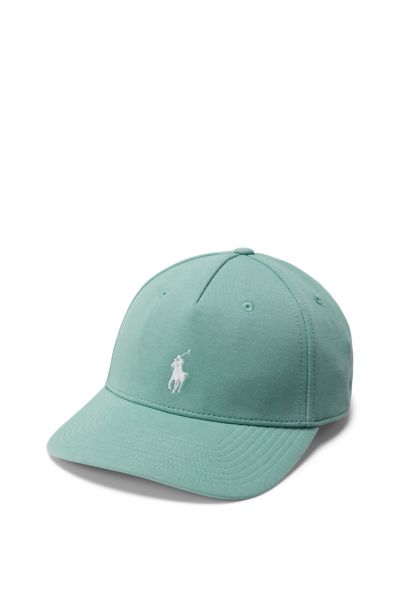 POLO RALPH LAUREN DOUBLE KNIT JACQUARD BASEBALL HAT IN GREEN, MEN'S AT URBAN OUTFITTERS