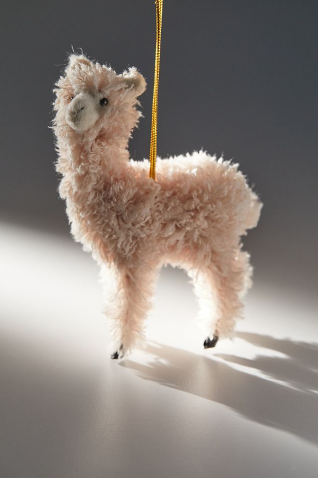Fluffy Llama Ornament Urban Outfitters