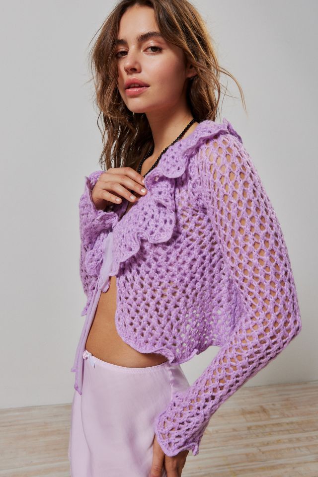 Cardigan Aster Kimchi Blue Tricoté Ouvert #2