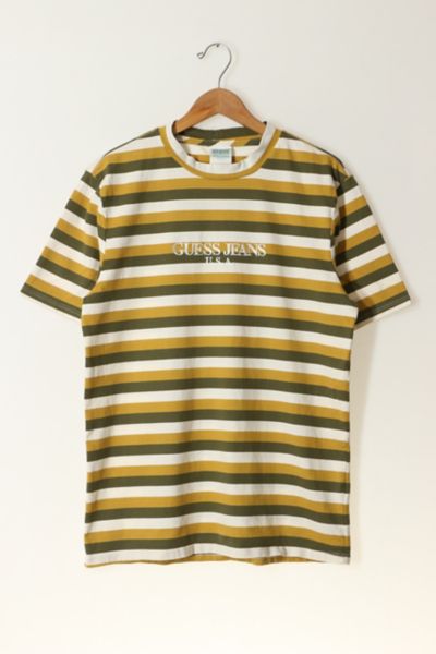 Vintage guess deals t shirt striped