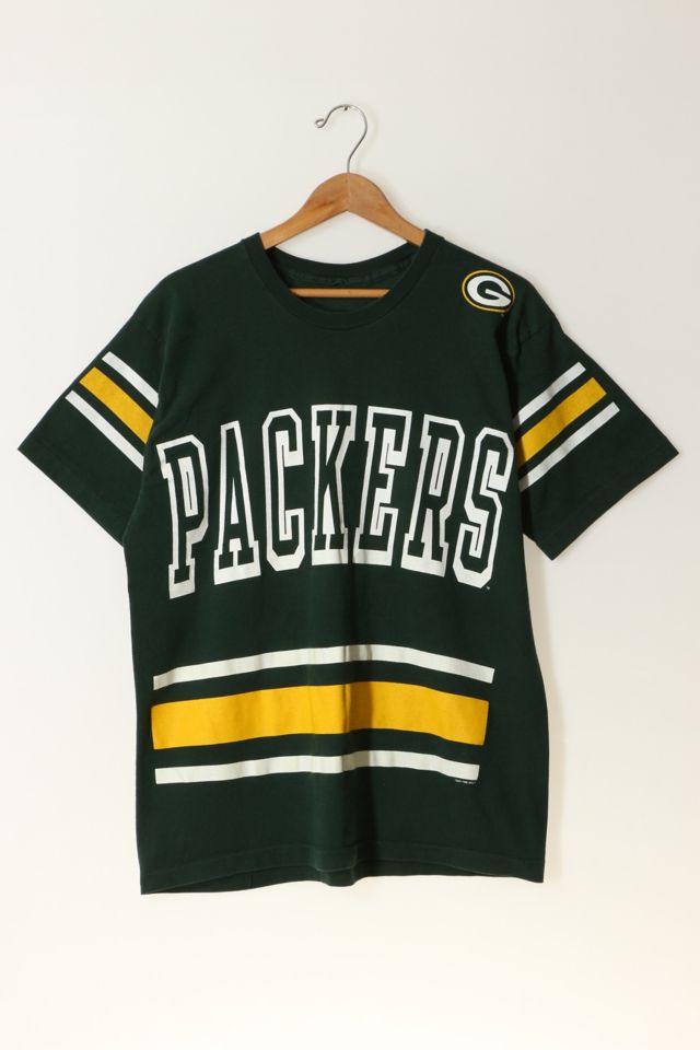Vintage NFL Green Bay Packers Allover Print T-shirt