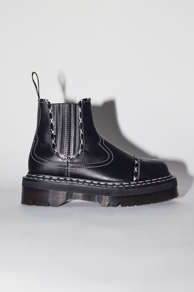 ★関税込★DR.MARTENS★2976 QUAD GOTHIC AMERICANA★ブーツ Dr. Martens 2976 Quad Gothic Americana Platform Chelsea
