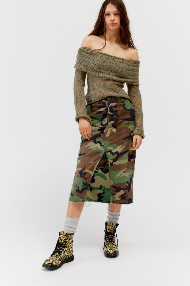 Dr. Martens Women's 1460 Butterfly Print Suede Lace-Up Boot #1