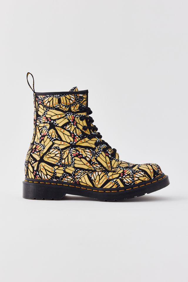 Dr. Martens Women's 1460 Butterfly Print Suede Lace-Up Boot #2