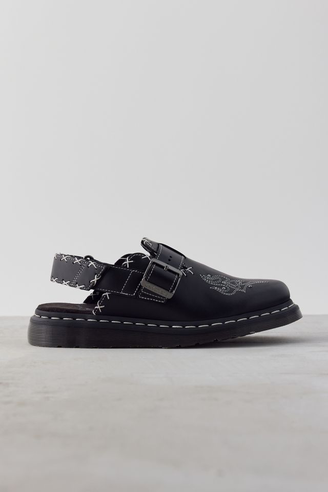 Dr. Martens Mules Jorge II van zwart leer, maat UK:, Black Brando, 40 EU