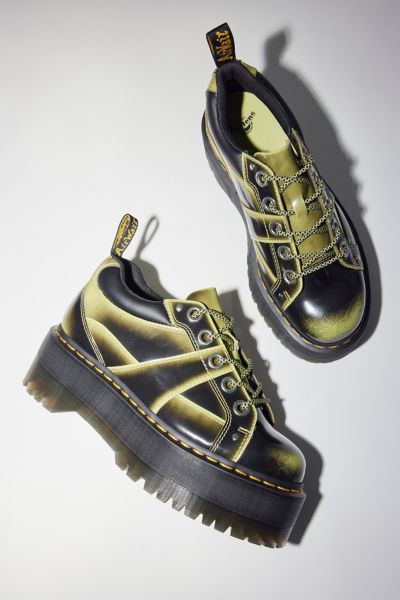 Dr. Martens' 5-eye Quad Max Shoe In Lime/black, Women's At Urban Outfitters