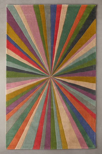 Urban Outfitters Color Bomb Tufted Rug At  In Multi