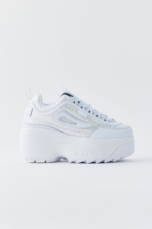 FILA Disruptor 2 Glitter Wedge Sneaker #1