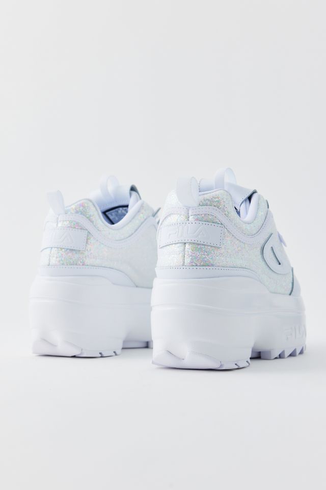 FILA Disruptor 2 Glitter Wedge Sneaker #3