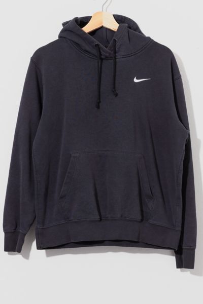 Vintage Nike Swoosh Small Logo Hoodie Nike Black Colour Hoodie