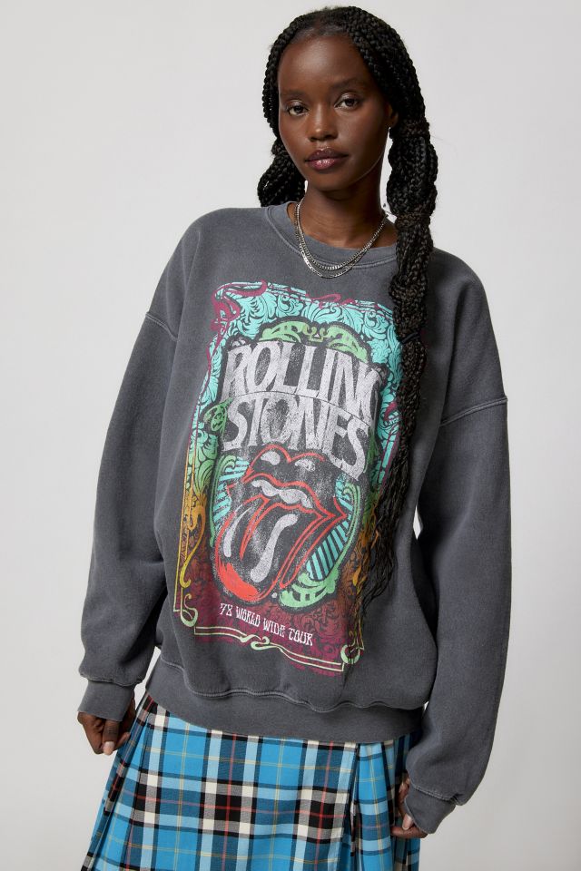 Rolling stones sale sweatshirt women's