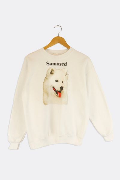 Vintage Samoyed Dog Face Sweatshirt | Urban Outfitters