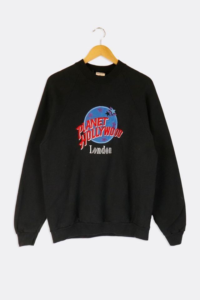 Vintage Planet Hollywood London Embroidered Puffy Logo Sweatshirt