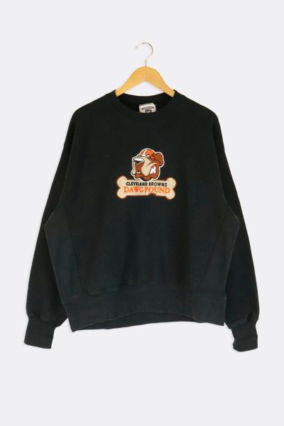 Cleveland Browns Dog Pound Vintage NFL Crewneck Sweatshirt White / XL