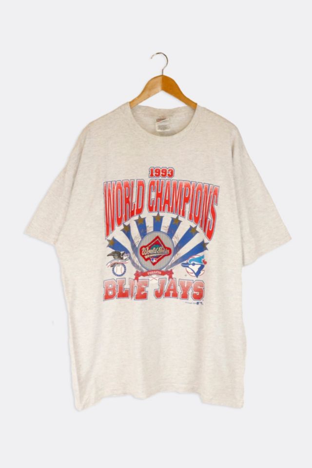 Vintage 1993 MLB Toronto Blue Jays World Champions World Series T Shirt