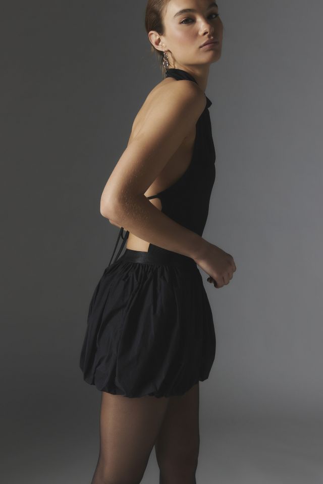 Silence + Noise Jenna Taffeta Bubble Mini Skirt | Urban