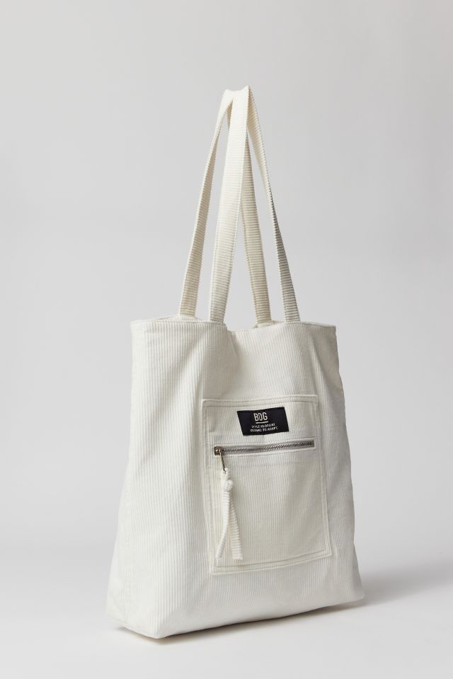 Corduroy tote outlet bag