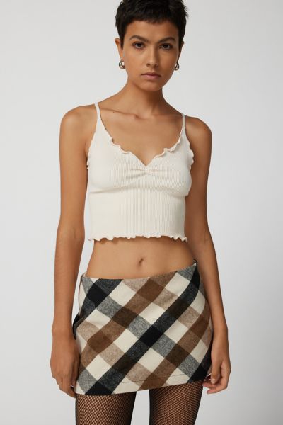 Willow line mini skirt Black