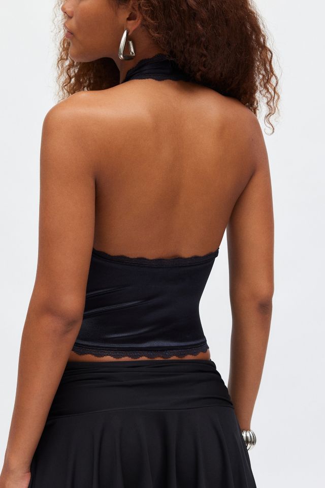 Kimchi Blue Farrah Plunge V-Neck Halter Top #3