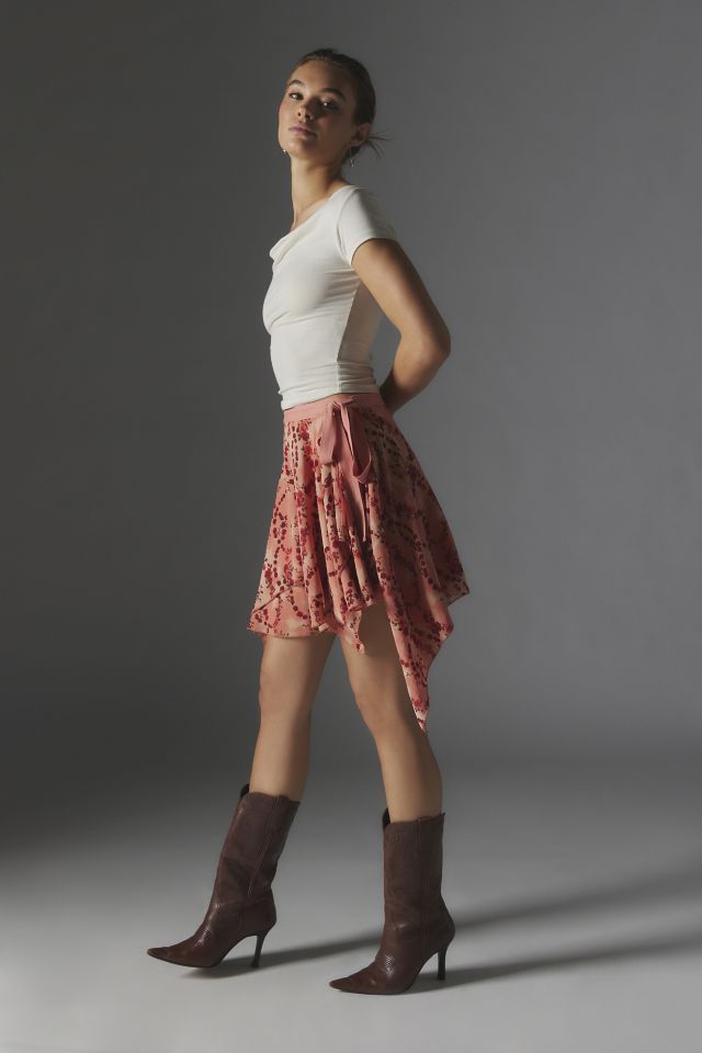Silence + Noise Emilia Chiffon Mini Skirt | Urban Outfitters Canada