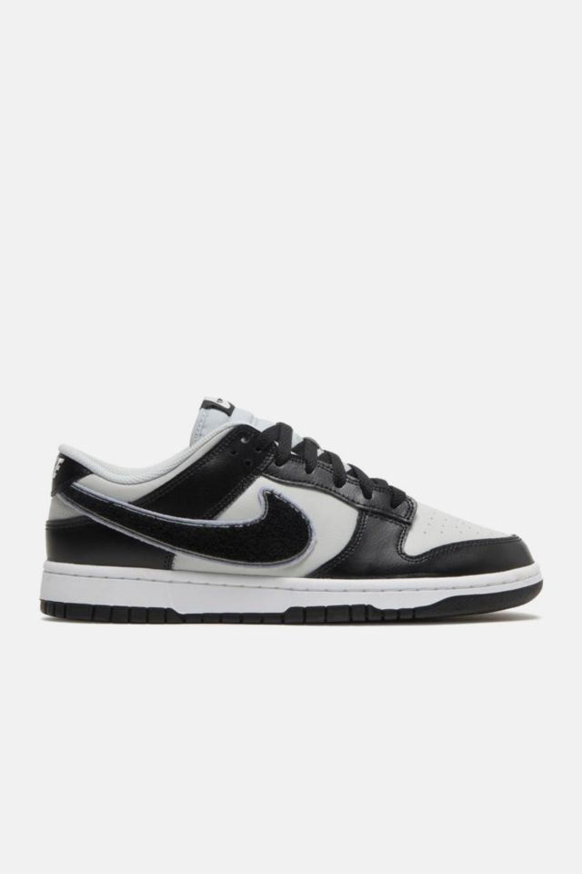 Nike Dunk Low 'Chenille Swoosh - Black Grey Fog' - DQ7683-001 | Urban ...