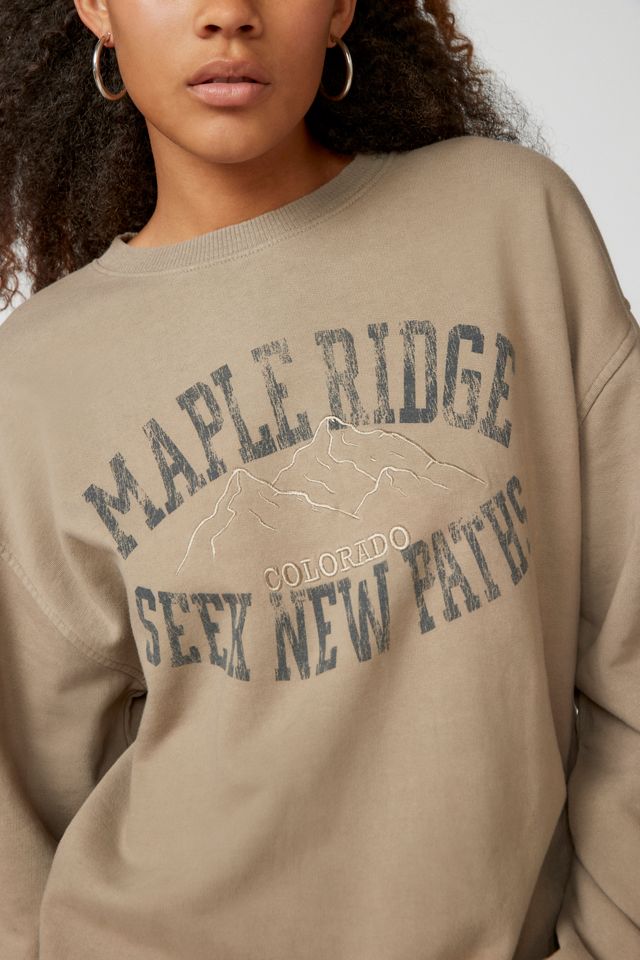 Maple Ridge Colorado Embroidered Sweatshirt | Urban Outfitters Canada