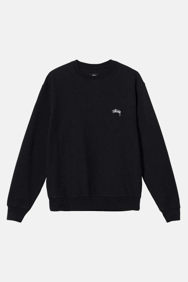 Stussy Stock Logo Crewneck Sweatshirt | Urban Outfitters