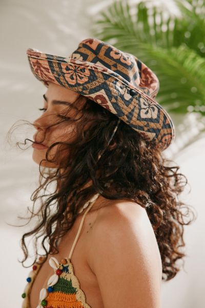 Billabong Corals Wide Brim Bucket Hat, Women's At Urban Outfitters In Multicolor