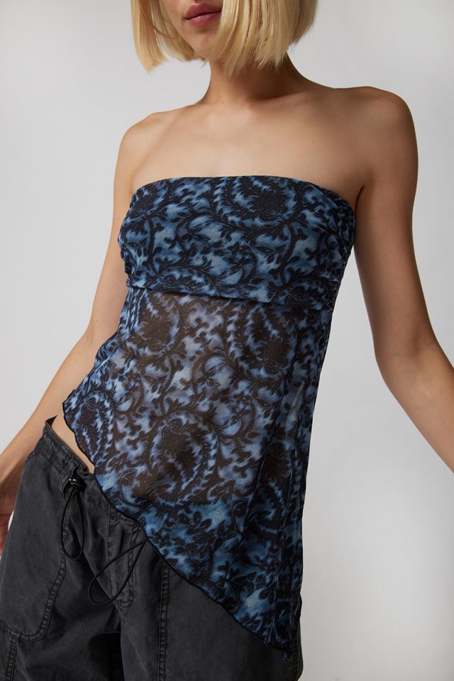 UO Y2K Mesh Tube Top #3