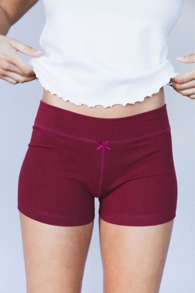 Rat Boi Lounge Bike Short In Bordeaux, Women's At Urban Outfitters In Bordeaux