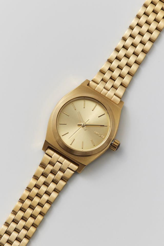 Nixon small outlet time teller gold