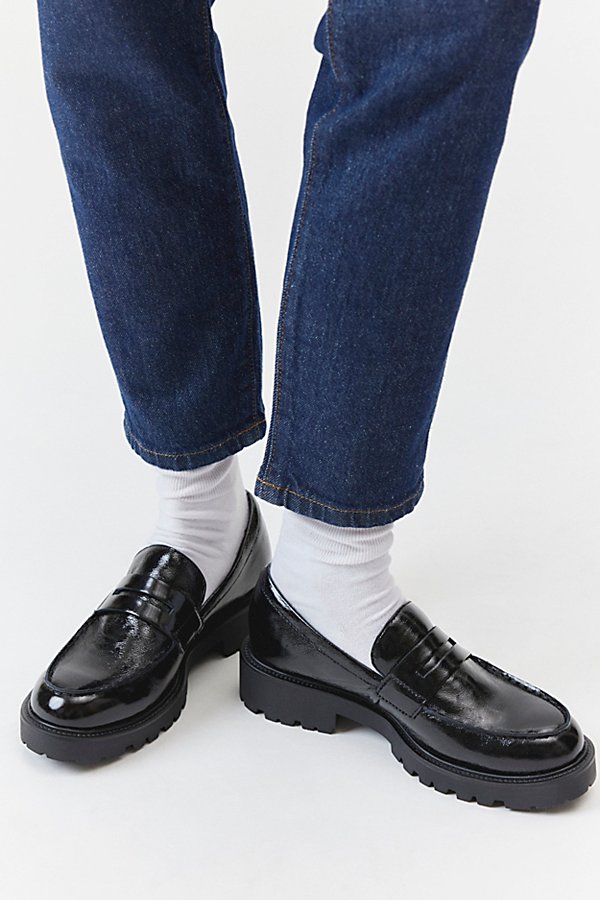 Vagabond Shoemakers Kenova Patent Leather Loafer In Black, Women's At Urban Outfitters