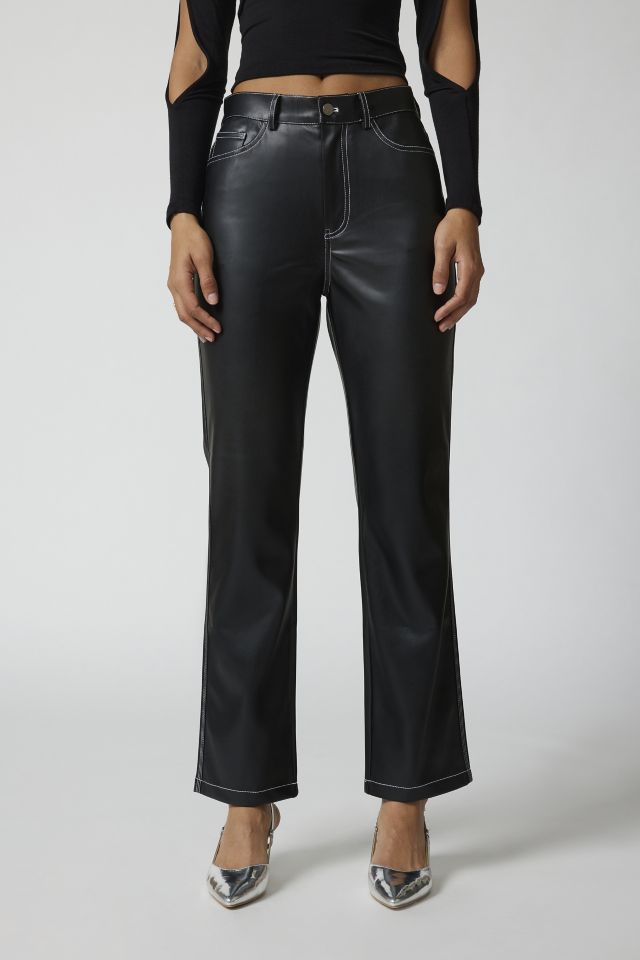 Silence + Noise Cowboy Faux Leather Pant | Urban Outfitters