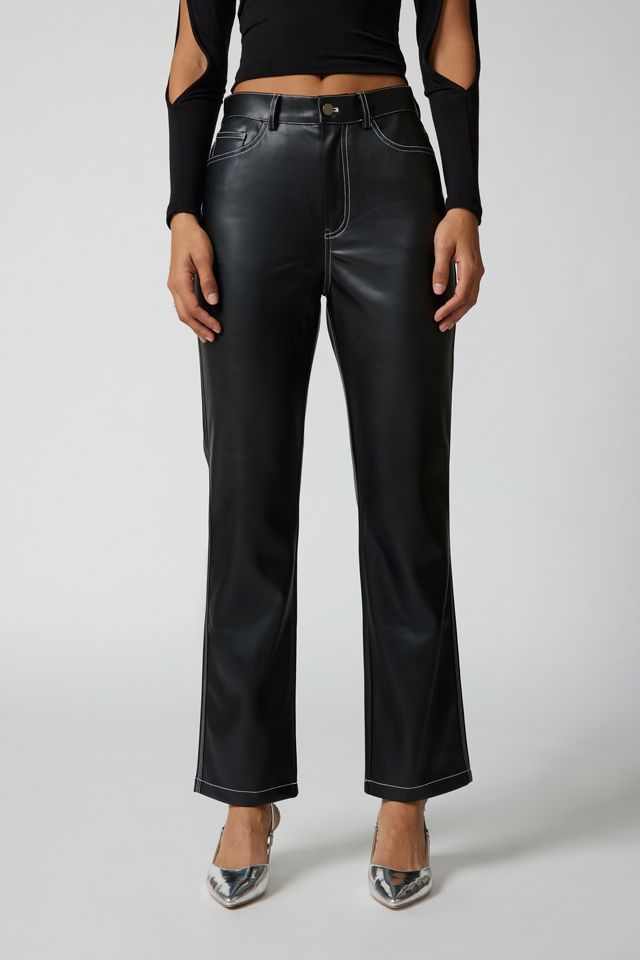 Silence Noise Cowboy Faux Leather Pant Urban Outfitters