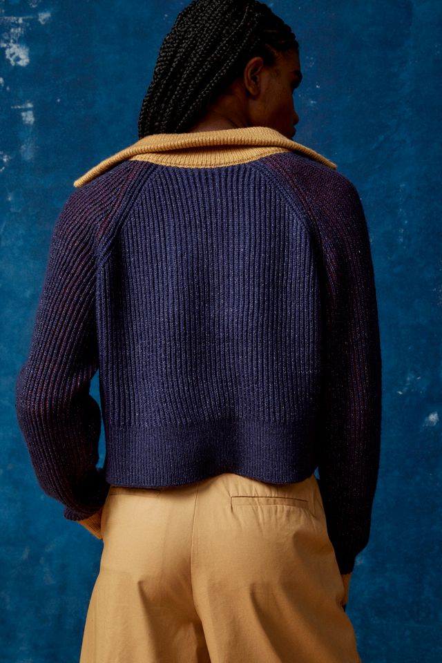 BDG Connor Colorblock Half-Zip Sweater #3