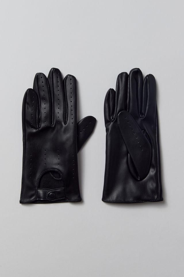 Faux Leather Moto Glove #1