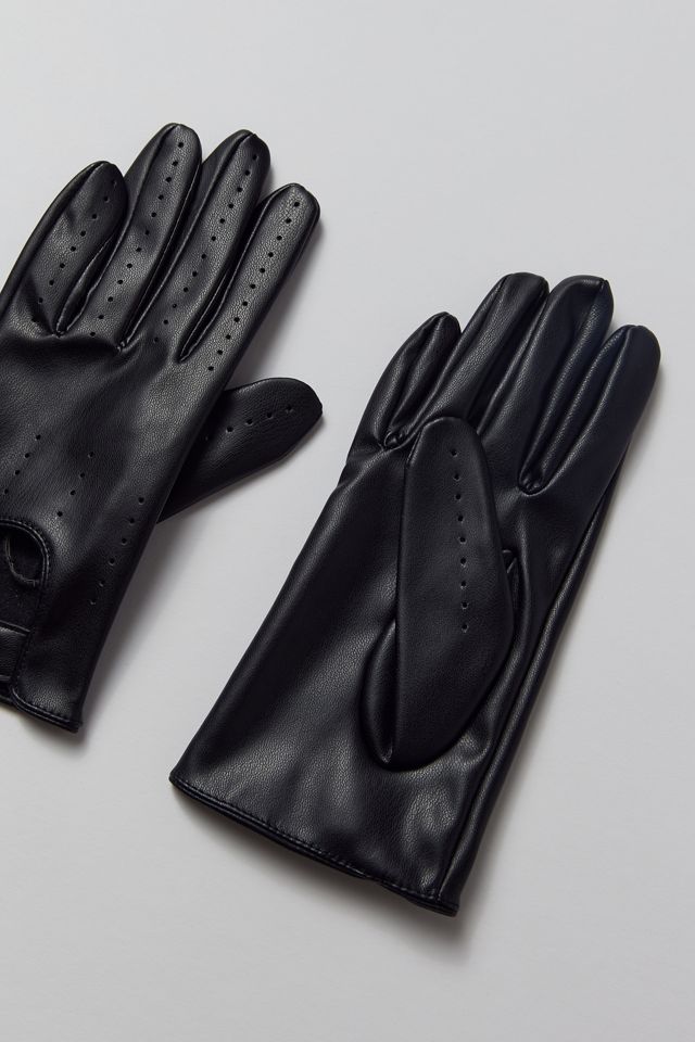 Faux Leather Moto Glove #2