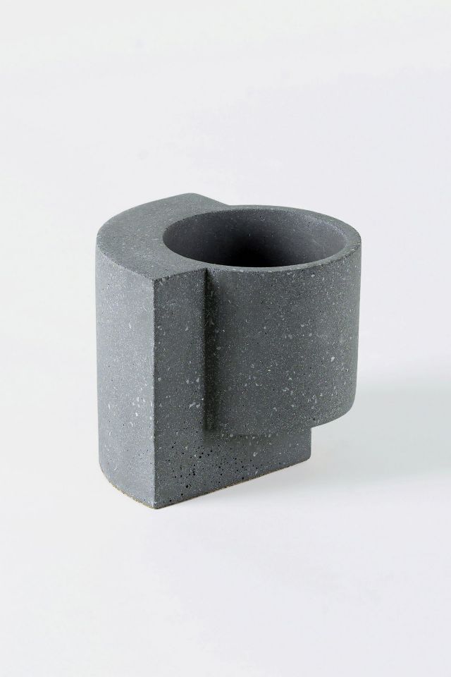 Tortuga Forma Concrete Terrazzo Planter - Set of 2 #3