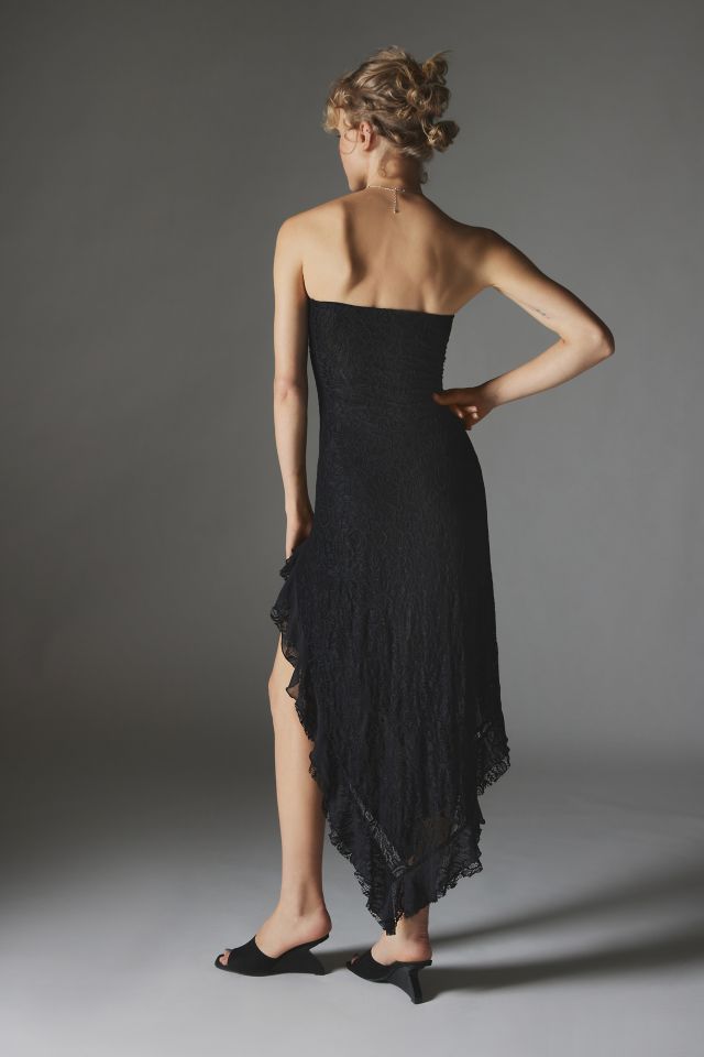 Silence + Noise Stella Lace Strapless Dress