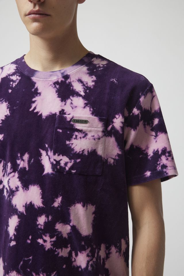 T-shirt en Velours Délavé à l'Acide Teddy Fresh #4