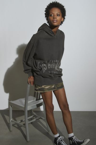 Urban Outfitters Destination Oversized Hoodie Sweatshirt In Black