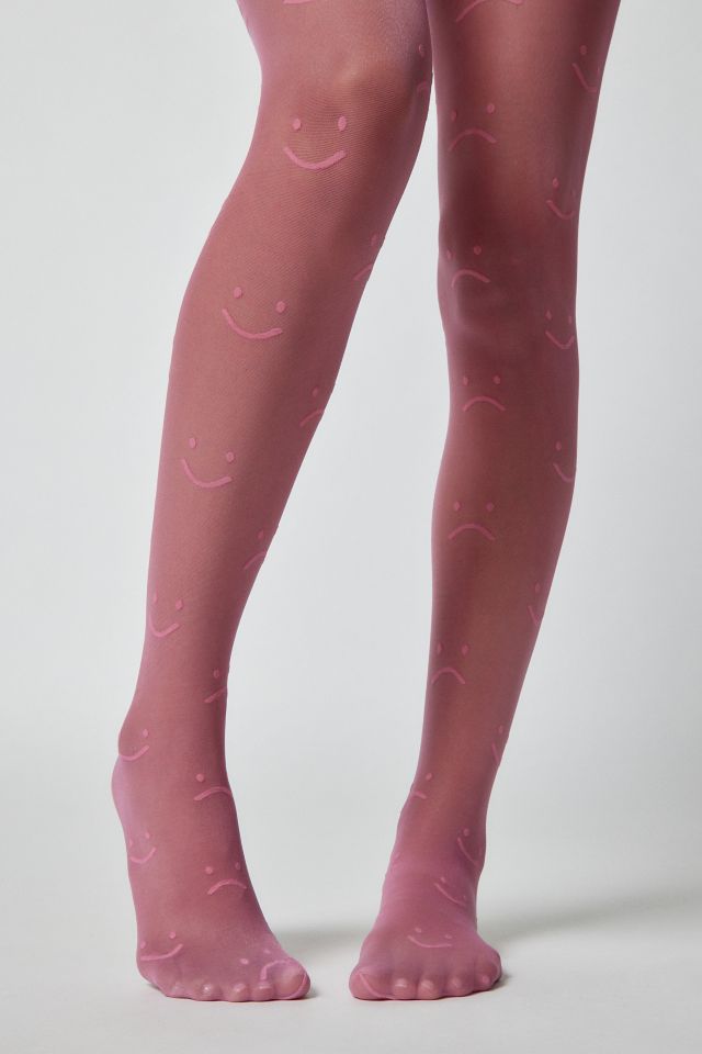 Urban Outfitters Infinity Heart Chain Tights S/M NWT