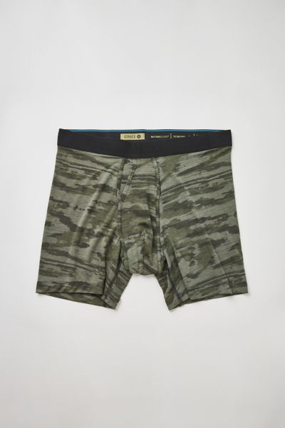 STANCE RAMP CAMO BOXER BRIEF IN OLIVE, MEN'S AT URBAN OUTFITTERS